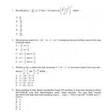 Soal unbk matematika sma 2019. Soal Try Out Ucun Matematika Sma Prodi Ipa Dki Jakarta Tahun 2019 Diajar Nyaho Diajar Nyaho