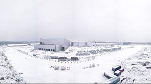 The gigafactory will be powered by clean energy and is expected to employ around 3,000 people. Northvolt On Twitter First Snow Of The Season For Northvolt Ett Gigafactory In Skelleftea Northern Sweden But The Work Continues