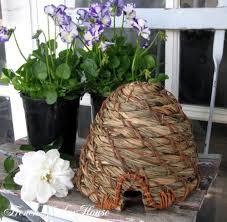 Maybe you would like to learn more about one of these? Frenchgardenhouse April 2009 Edible Landscaping Bee Skep Spring Blooms