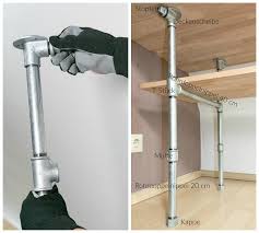 Einfache regal lassen sich leicht zuhause selber bauen. Aus Rohren Mobel Bauen Tisch Mit Rohren Diy Anleitung