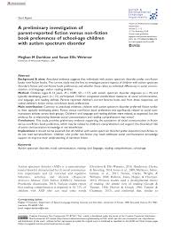 Reframing foster care is a brief look at 20 topics surrounding foster care and christians, meant to be done as a small group study. Pdf A Preliminary Investigation Of Parent Reported Fiction Versus Non Fiction Book Preferences Of School Age Children With Autism Spectrum Disorder