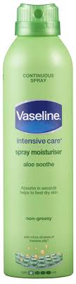 Vaseline Intensive Care Aloe Soothe Spray Moisturiser 190 Ml Buy Online In Burundi At Burundi Desertcart Com Productid 65540781