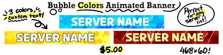 Use the 20% off code: Offering Ready Premade Graphics Animated Minecraft Server Banners 4 99 Your Text Added Within 24hr Mc Market
