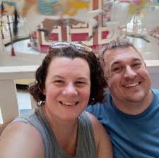 Early morning hike with friends! For real though, Stan is too cute for his  own good 🥹🫶