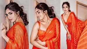 As in 2018) in mumbai. Gorgeous Alert Bhumi Pednekar Looks Radiant In This Tangerine Hued Sari Hindi Movie News Bollywood Times Of India