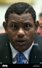 Baltimore Oriole baseball player Sammy Sosa testifies before the U.S. House  of Representatives Reform Committee, during a full committee hearing