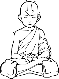 2409 x 3297 jpeg 447 кб. Aang Is Meditating Coloring Page Free Printable Coloring Pages For Kids