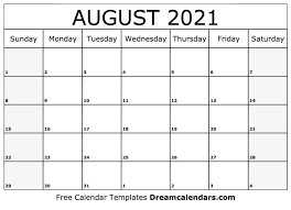 There are 34 days left till fall. Download Printable August 2021 Calendars