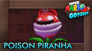 Super Mario Odyssey - How to Capture Poison Piranha Plant (Capture #20) -  YouTube