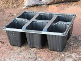 Lift seedlings by the rootball using a spoon or plant tag for support if necessary. Modular Trays 6 Cell Seedling Plant Tray 6 Pack