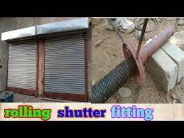 How To Fitting Rolling Shutter Rolling Shutter Fitting In India Youtube Rolling Shutter Shutter Installation Shutters
