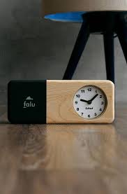 Falu Table Quartz Clock Silent Desk Clock Bedside Table Etsy In 2020 Clock Wood Clocks Small Clock