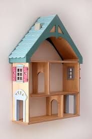 Regal Puppenhaus Blue Puppenhaus Puppenhaus Holz Kinderzimmer Dekor