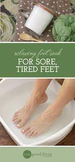 Because they relieve pain and reduce inflammation, they are useful for foot pain related to conditions such as. Got Tired Sore Or Swollen Feet Treat Yourself To A Relaxing And Rejuvenating Foot Soak Only Three Simple Ing Foot Soak Recipe Sore Feet Homemade Foot Soaks