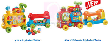 The color of the letter train is very attractive to children. Vtech 4 In 1 Ultimate Alphabet Train