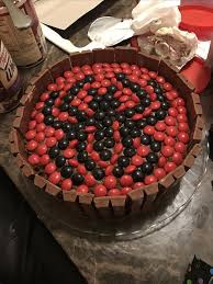 Spider Man Kitkat M M Cake Spiderman Cake Marvel Party Mens Birthday Party