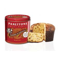 Classic panettone - Elegance - Metal tin - 1000g - Chiostro di Saronno