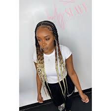 While the pop smoke braids aren't a new braided hairstyle, they're often confused for the fulani/tribal braids where a similar style of braiding and parting is used. Pin By Shay On Braided P R O T E C T I V E S T Y L E S Braided Hairstyles African Hair Braiding Styles Braided Cornrow Hairstyles
