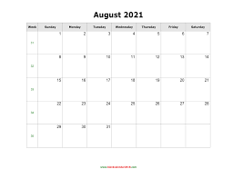 You can delete the background or select any of the 101 free backgrounds available. Blank Calendar For August 2021
