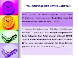 Berkaitan itu, permohonan kemudahan cuti tanpa rekod bagi urusan. Bhg Pengurusan Sumber Manusia Kementerian Pendidikan Malaysia Ppt Download
