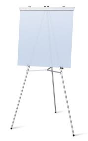 amazon com heavy duty silver flip chart aluminum display