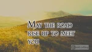 The rain fall soft upon your fields and until we meet again, may god hold you in the palm of his hand. it's not until you stop and take the time to read it slowly, that you realise just how sincere and beautiful the gesture is. Irish Blessing May The Road Rise Up To Meet You Youtube