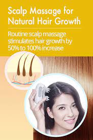 How To Give Yourself A Scalp Massage That Stimulates Hair Growth Fittop Us Electric Scalp Head And Full Body Massager Natural Hair Growth Stimulate Hair Growth Hair Growth