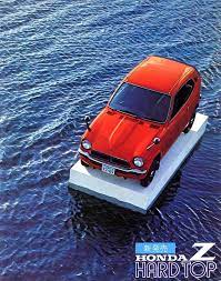 honda z hardtop japan brochure 1972 classic japanese cars honda cars honda