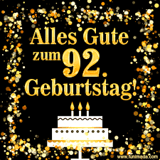 Geburtstagswünsche gif whatsapp geburtstag animation. Alles Gute Zum 92 Geburtstag Gifs