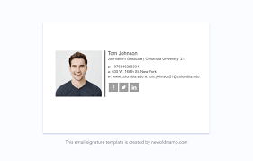 University student outlook email signature. Email Signatures For University College And School Students Newoldstamp