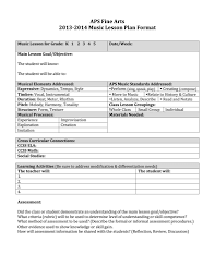 Music Lesson Plan Template Doc Awesome Music Lesson Plan Template 2013 In 2020 Music Lesson Plans Lesson Plan Templates Music Lessons