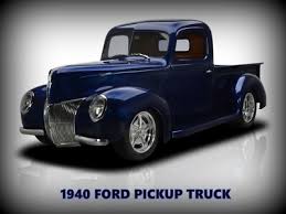 Image result for Dark Blue 1940 Truck