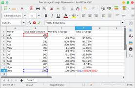 Divide the sold product amount by the total amount of the product. How To Calculate Percentage Change In Libreoffice Calc