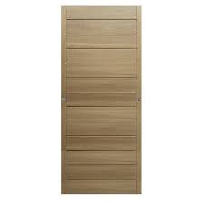Porte De Placard Coulissante Spaceo L97 5xh250 Cm Chene Naturel Porte Placard Porte Placard Coulissante Placard Coulissant