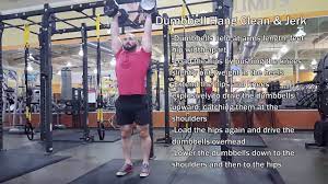 What's the best way to clean a dumbbell? Dumbbell Hang Clean Jerk Youtube