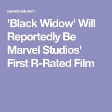 Since these movies tell a one, giant story, it makes sense to continue with one rating. Black Widow Will Reportedly Be Marvel Studios First R Rated Film Black Widow Marvel Studios Marvel