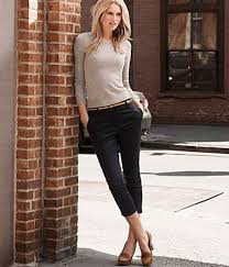 38 Ideas To Wear Office Outfits With Cropped Pants For Early Fall Fashionmoe Early Fall Outfits Fashion Work Outfit