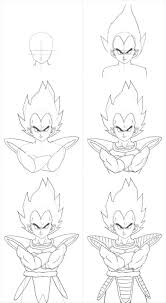 How To Draw Vegeta Dragon Ball Artwork Dragon Ball Painting Dragon Ball Art