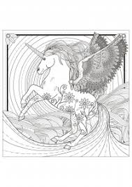 This coloring sheet shows a magnificent american unicorn. I Am Strong Coloring Pages For Adults