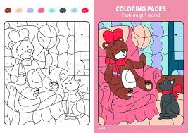 Perhaps this is a chance for young artists to try themselves as a designer or fashion designer. Girl Coloring Pages Stock Illustrations 1 372 Girl Coloring Pages Stock Illustrations Vectors Clipart Dreamstime