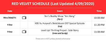 Many times, people would put dried fruits and nuts in their cake recipes. Red Velvet Schedule Album On Imgur