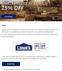 Prices and availability of products and services are subject to change without notice. Expired Amex Lowe S Offer 25 Off At Lowe S Up To 1 000 Back Ymmv Now With Login Link To See If Eligible Doctor Of Credit