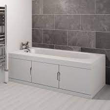 Modern bath panels white bath panels. Cooke Lewis Gloss White Lh Straight Bath Storage Unit End Panel W 1675mm Badkamer Thuis