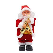 When you press the music switch, the hat will this fun christmas novelty is sure to grab everyone's attention, being a red father christmas cap with a musical secret that nobody expects. 30cm Santa Claus Doll Electric Christmas Decoration Toys Xmas Gifts For Children Animated Moving Santa Claus Dancing Doll Free Shipping Dealextreme