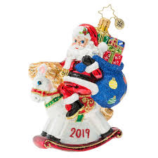 Details zu 2018 christopher radko dickensian snowman ornament nib no. Christopher Radko Santa And Snowman 2018 Dated Glass Ornament Made In Poland Ornaments Home Kitchen