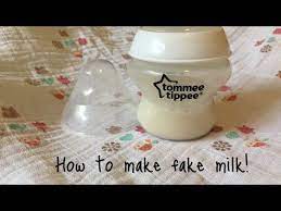 How To Make Fake Formula For Your Reborn Baby Dolls Diy Fake Milk Youtube Baby Bottle Diy Milk Bottle Baby Fake Baby Dolls