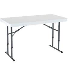 Adjustable Height Folding Table Folding Table High Top Tables Lifetime Tables