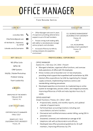 Download free resume templates for microsoft word. Office Manager Resume Sample Tips Resume Genius