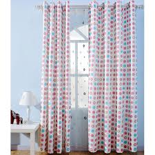 Colorful Polka Dots Print Cotton Cute Kids Curtains