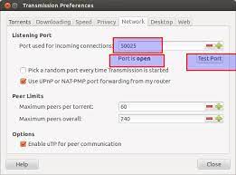 It finally occurred to me that i had set my peer listening port to something other than the default port (51413). Is It Needed To Set Static Ip And Port To Get Best Performance From Transmission Ask Ubuntu